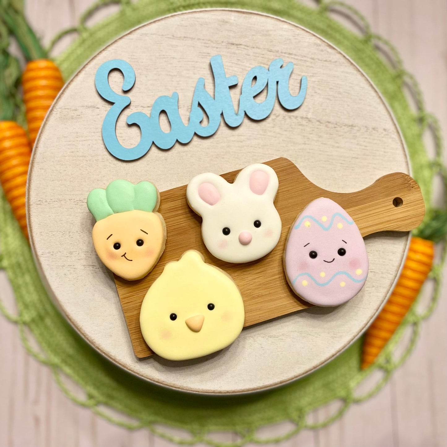 Easter Decorated Sugar Cookie