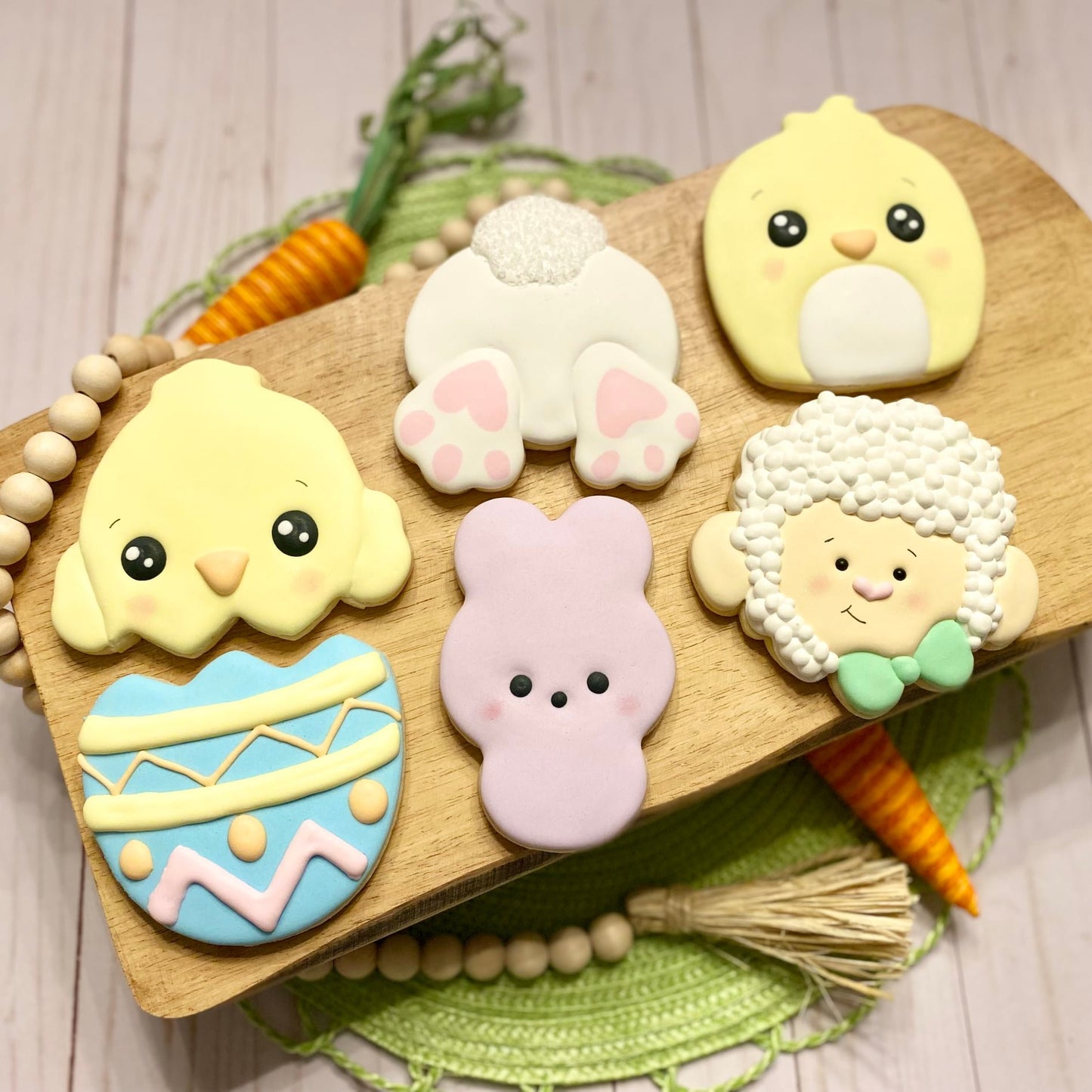 Easter Decorated Sugar Cookie