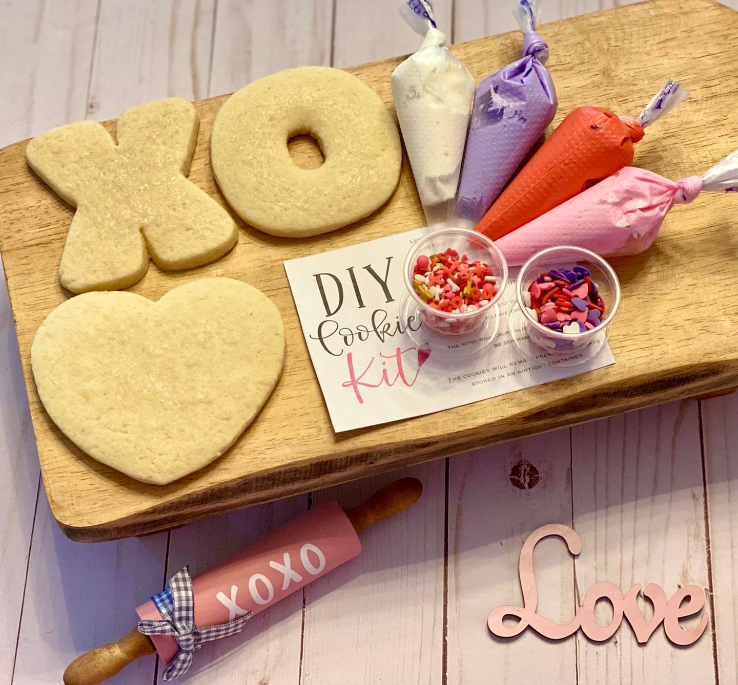 Valentine's Day Sugar Cookie Decorating Kit